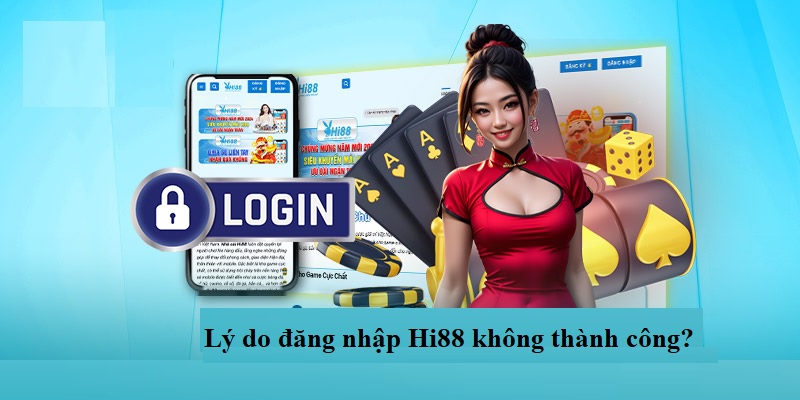 Một số lý do khi login Hi88 không thành công